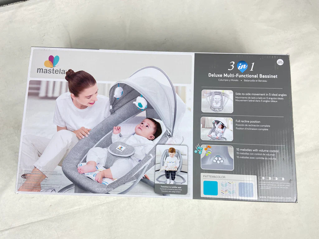 Mastela 3 in 1 Multi Functional Auto Swing 8104 Grey