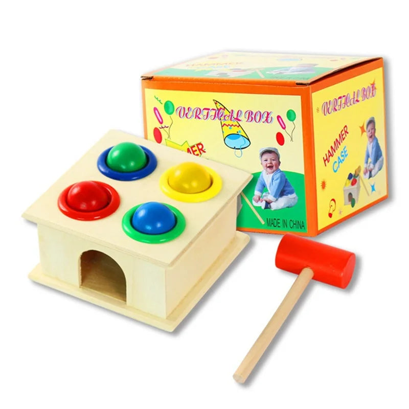 Wooden Hammering Ball Montessori Toy – Puzzle Game for Kids