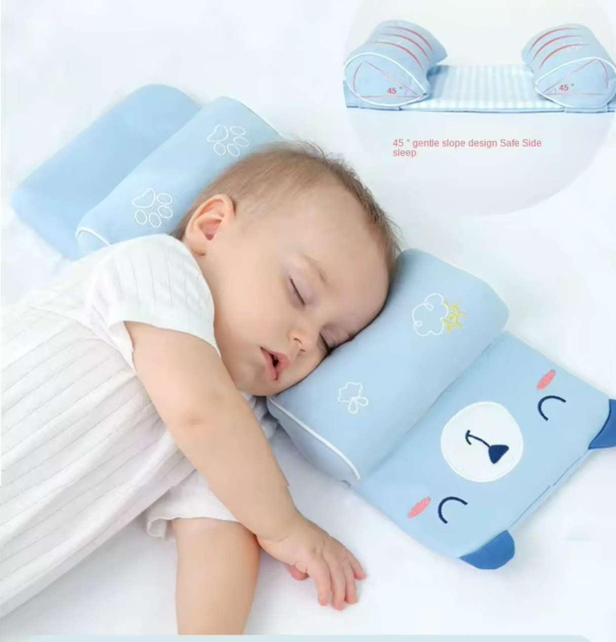 Premium Quality Soft Baby Shaping Head Support Pillow ( 30% Off )