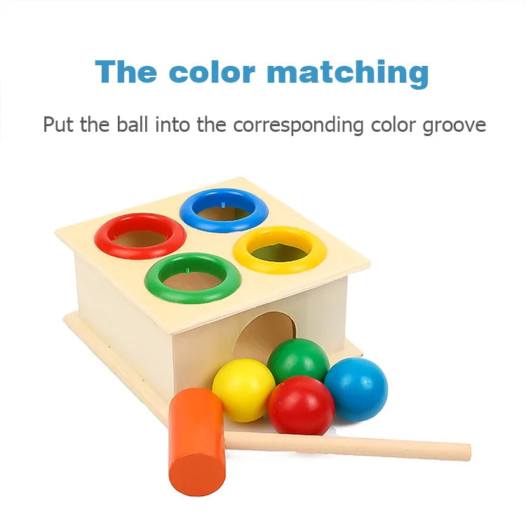 Wooden Hammering Ball Montessori Toy – Puzzle Game for Kids