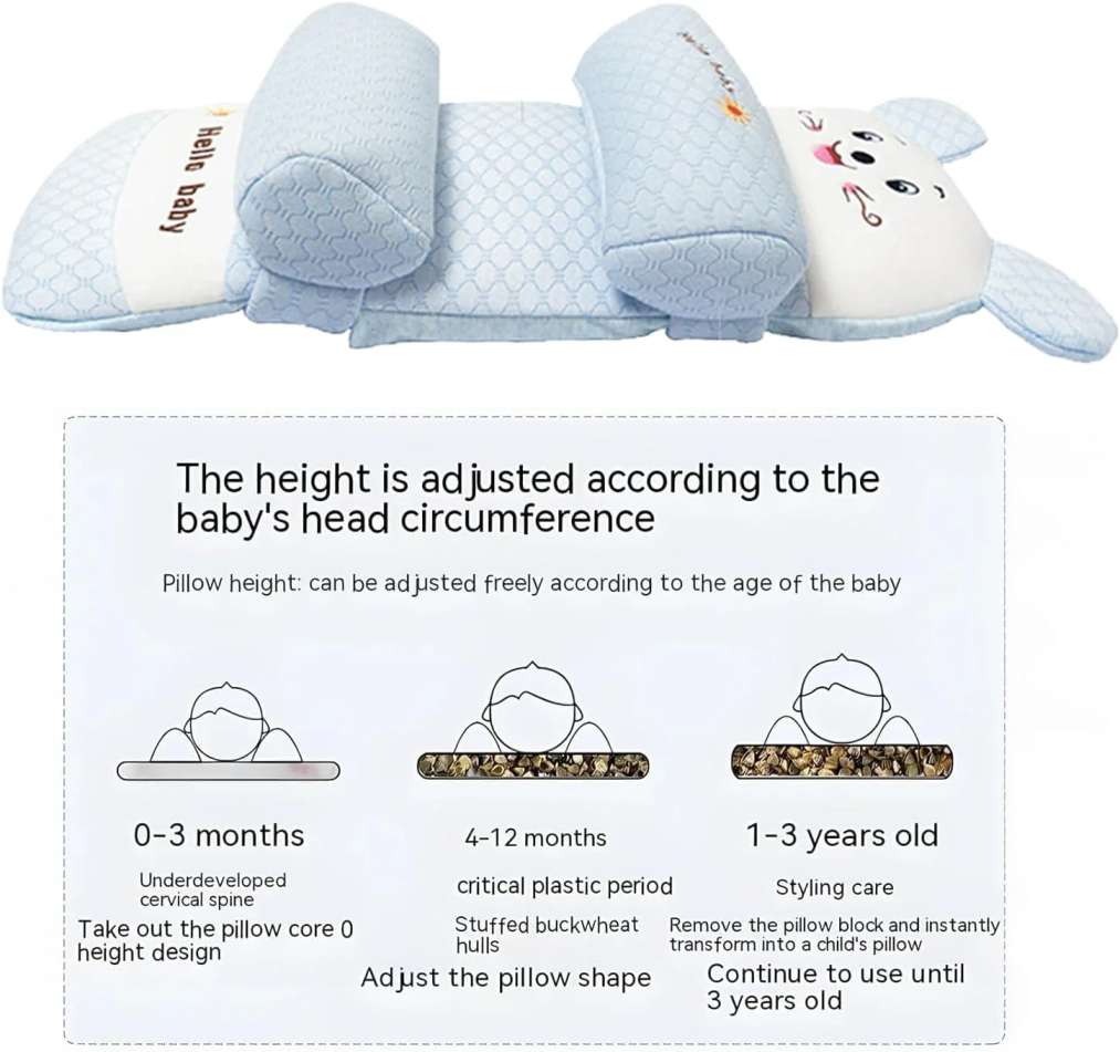 Premium Quality Soft Baby Shaping Head Support Pillow ( 30% Off )